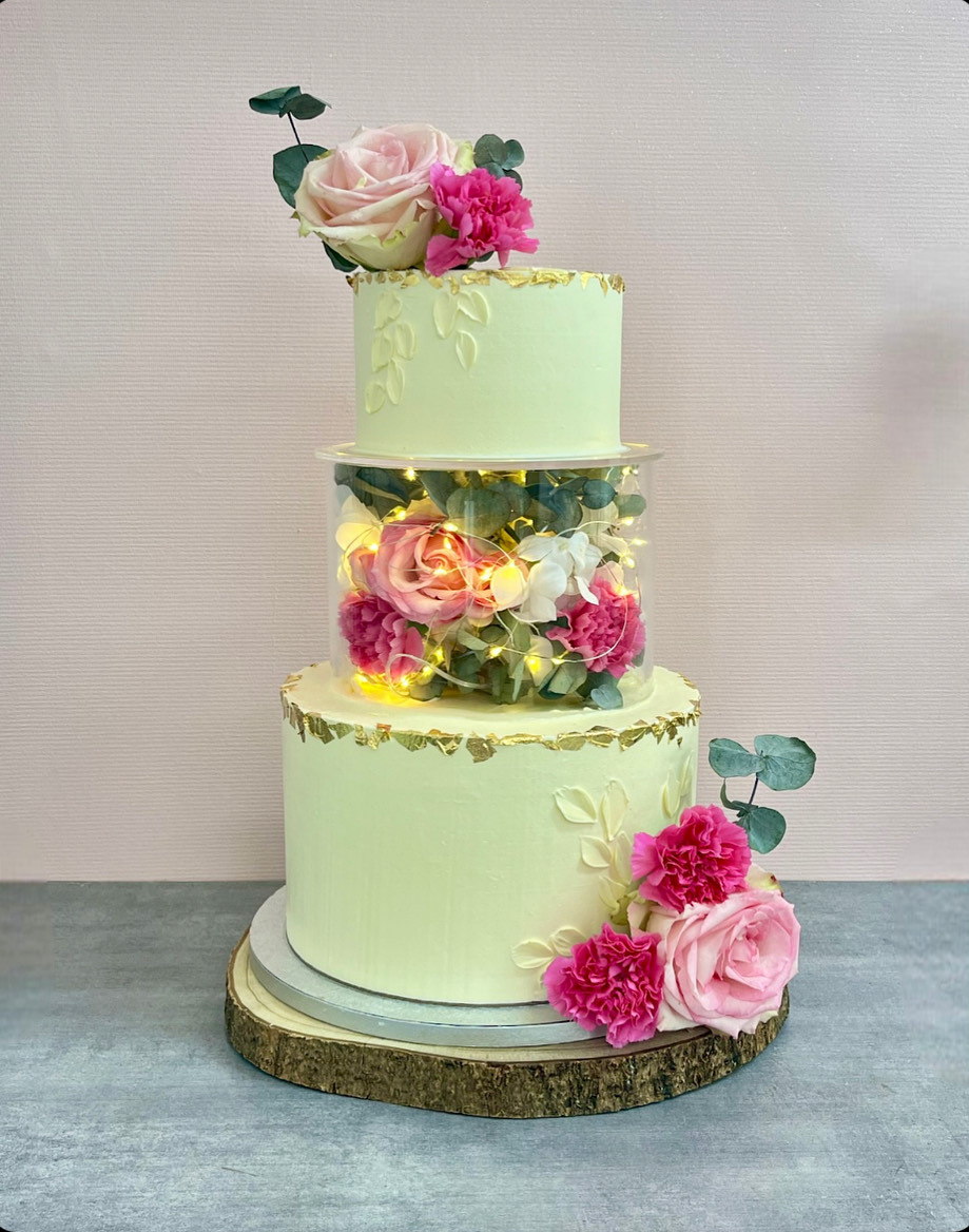 wedding cake rosé