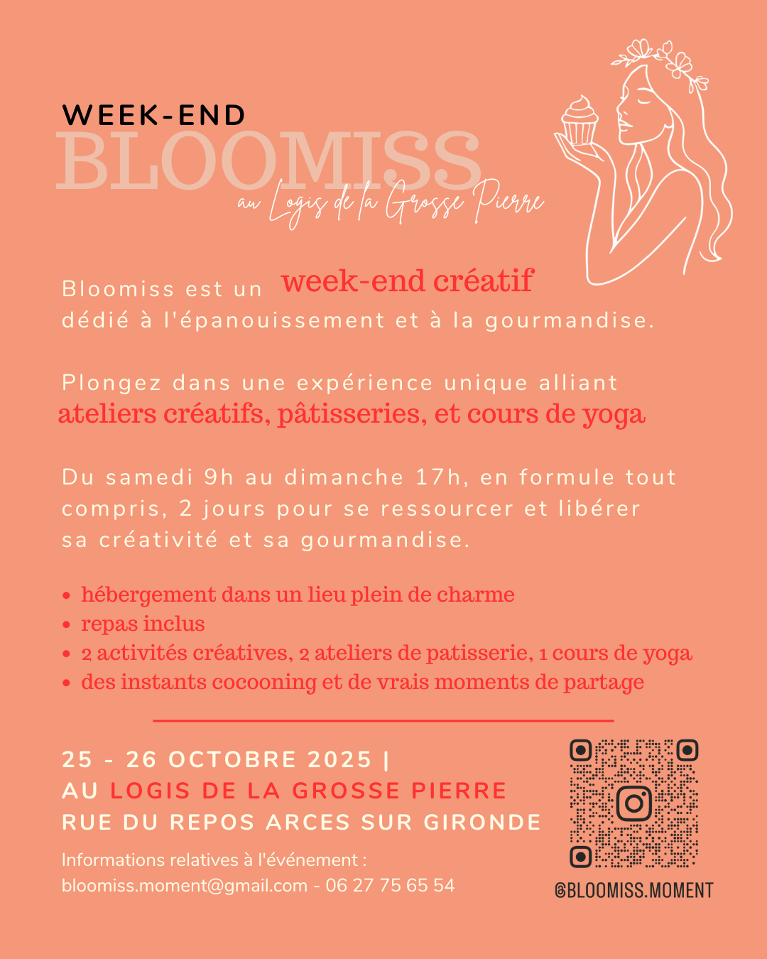 week end créatif et patisserie
